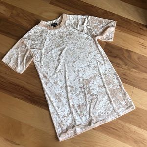 Velvet TShirt Dress